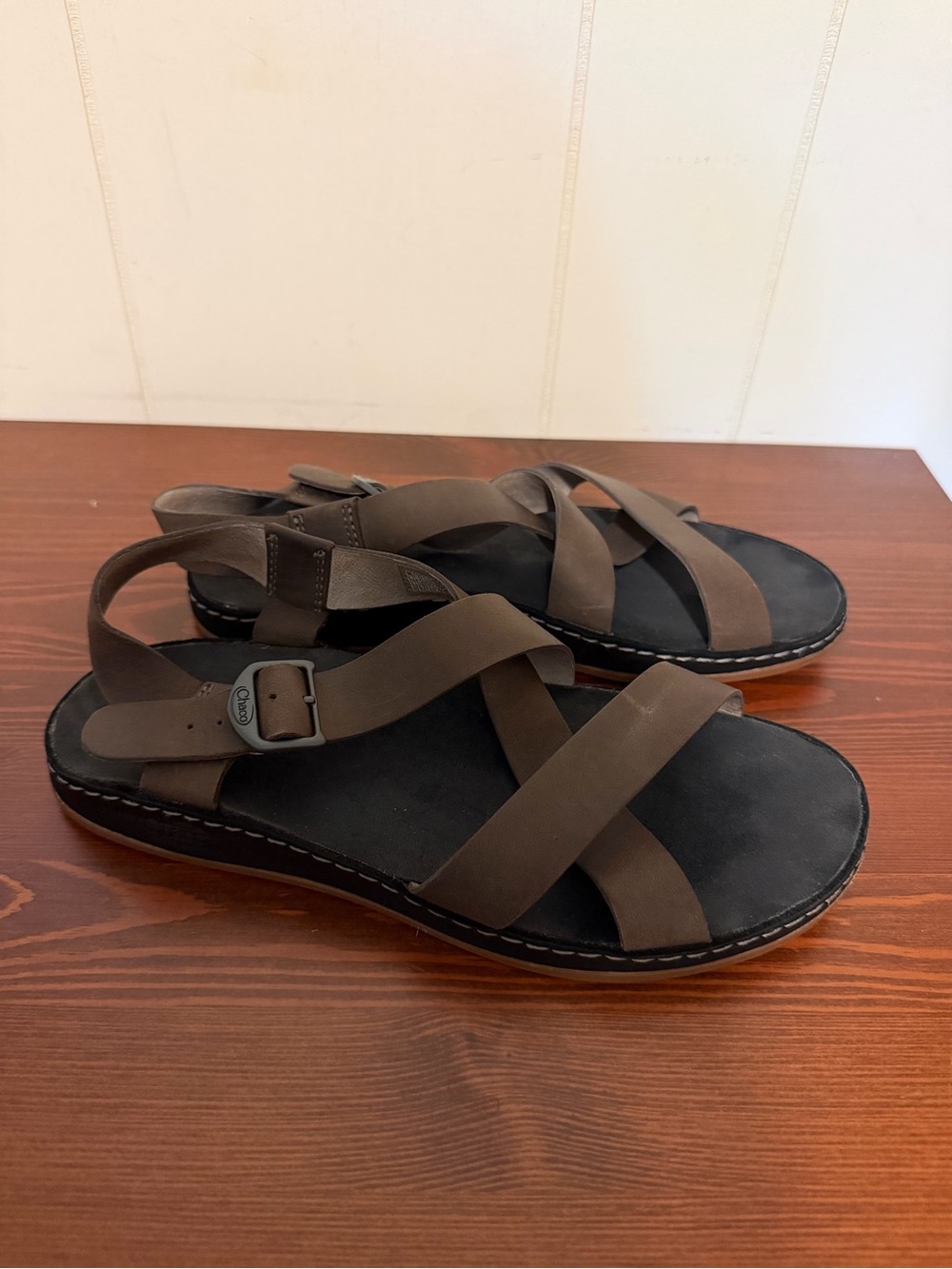 Chaco Women's Brown Crisscross Strap Sandals